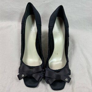 Nine West  Evening Shoe Open Toe Black